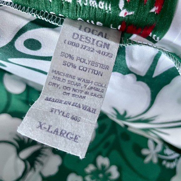 Green Floral Hawaïen Sundress - Picture 4 of 4